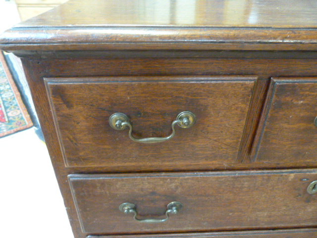 Victorian oak chest of six drawers - Image 2 of 8