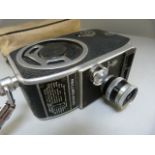 Paillard Bolex camera in case