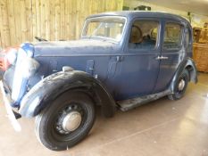 Austin 10 Cambridge 1937. Genuine Barn find, last MOT 2001. Original buff coloured Log book. Mileage