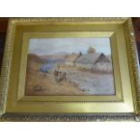 John Shirreffs RSW 1890 - 1898 Watercolour of a countryside scene Approx. 50cm X 35cm. Framed