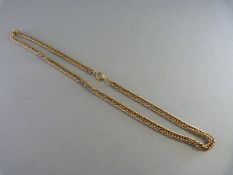 Hallmarked 9ct Gold double link chain - 16.2g