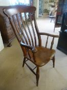 High back Windsor chair