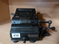 Brunsviga Adding machine - impressed marks 'Brunsviga 13ZK 218481' Grimme, Natalis & Co A.G