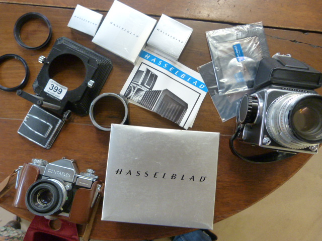 Quantity of cameras in cases with extra parts - to include Hasselblad, Zeiss, Canon, Lumasix etc - - Image 15 of 20