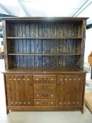 Indian hardwood planked dresser