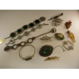 Collection of costume jewellery to include a piece by Sarah Coventry