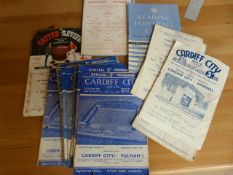 Collection of Pre-1960 football programmes
