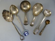 Various hallmarked silver - Caddy spoon by Josiah Williams & Co (George Maudsley Jackson & David