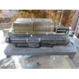 Britannic Calculating machine - made in England by Guy's Calculating machines Ltd