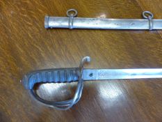 Officers Sword with scabbard made by C. Webb & Co and Numbered " - 23 - " Old bond street London