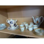 Three part oriental tea sets