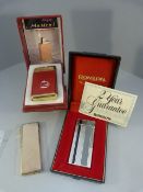 Collection of Lighters - Musical Gas Lighter, unboxed Ronson Lighter and a Boxed Ronson Lighter