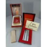 Collection of Lighters - Musical Gas Lighter, unboxed Ronson Lighter and a Boxed Ronson Lighter