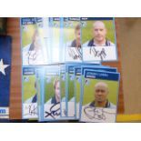 2005 -2006 Cardiff Blues player stats cards (statistics to reverse) all signed and to include 3 X