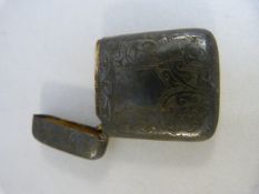 Birmingham hallmarked Silver vesta dated 1894