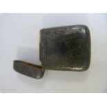 Birmingham hallmarked Silver vesta dated 1894