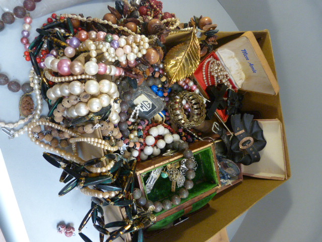 Large collection of various costume jewellery