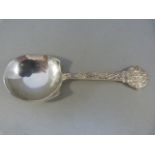 Hallmarked silver Tea caddy spoon Sheffield Cooper Brothers & Sons Ltd 1977