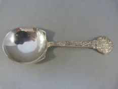 Hallmarked silver Tea caddy spoon Sheffield Cooper Brothers & Sons Ltd 1977