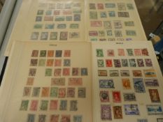 Greek stamps - First two lines are First issues. Five sheets in total
