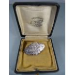 Silver (Birmingham 1903) Name Brooch “Alice” by Able & Charnell. The oval Brooch measures approx: