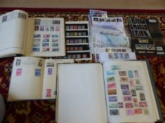 Box containing various stamps