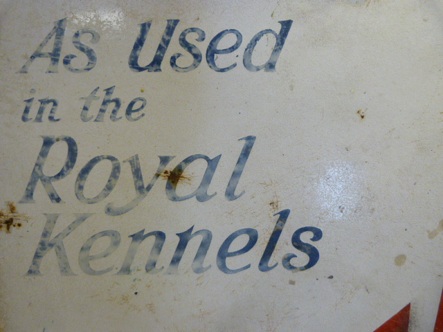 Enamel Sign 'Buffalo Dog Cakes' - 'As used in the Royal Kennels' CPA 3366. - Image 6 of 8