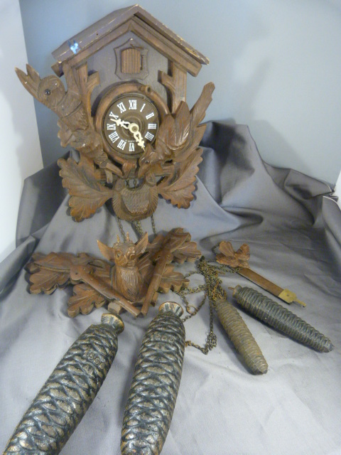 Early 20th C Black forest Cuckoo clock A/F - Image 2 of 10