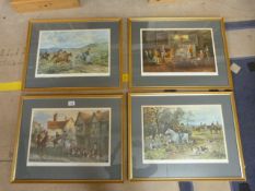 Four prints by Goodwin Kilburne - signed and titled