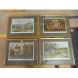 Four prints by Goodwin Kilburne - signed and titled