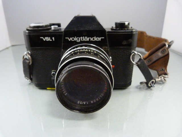 Vintage Voigtlander VSL1 Black Body SLR Film Camera