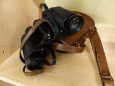 Pair of Carl ZeissJena Binoculars in original fitted case