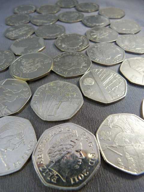 Collection of 29 coins from the London 2012 Olympic collection - used coins and not in case. - Image 2 of 4