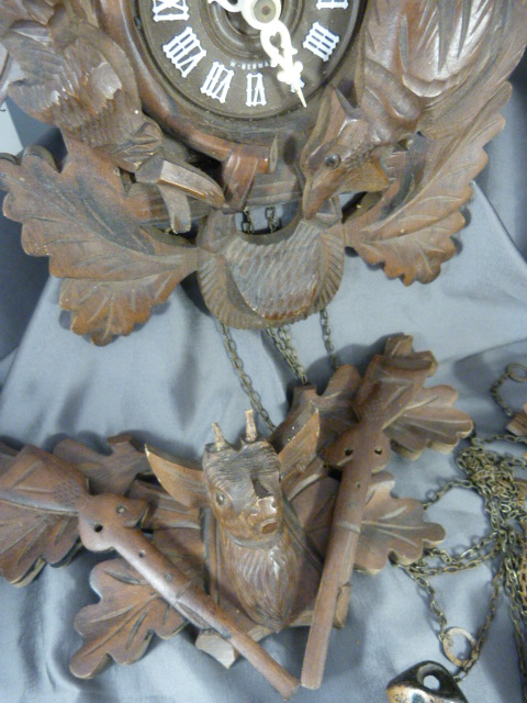 Early 20th C Black forest Cuckoo clock A/F - Image 8 of 10