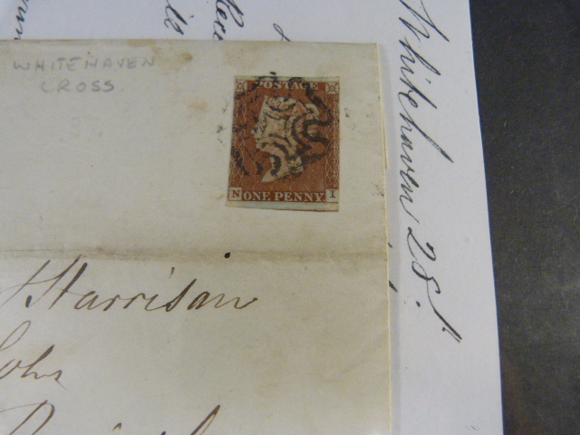 28th Feb 1844 Penny Red on blued paper - Image 4 of 4