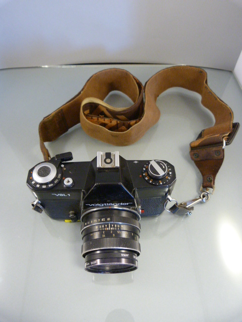 Vintage Voigtlander VSL1 Black Body SLR Film Camera - Image 4 of 12