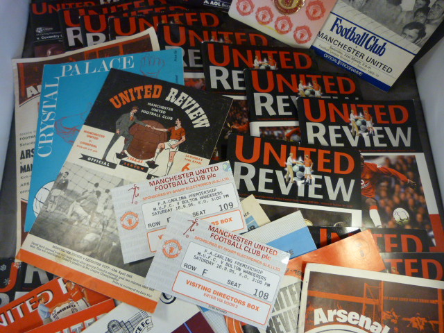 Collection of United football programmes and other football related ephemera - Image 4 of 4