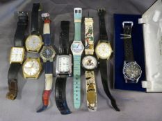 Quantity of various watches