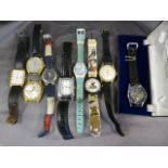 Quantity of various watches