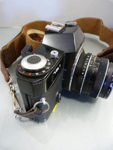 Vintage Voigtlander VSL1 Black Body SLR Film Camera - Image 8 of 12