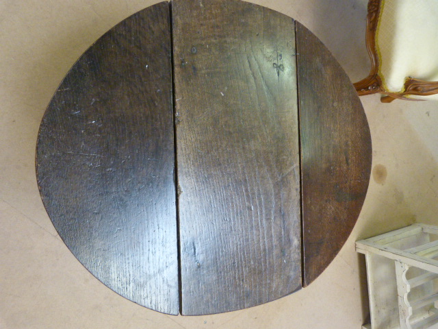 Oak Dropleaf table - Image 5 of 8