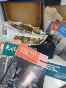 Railway - Kingswear Timetable, Model magazines 1960's and Ephemera