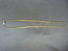 Hallmarked 9K bright yellow gold chain Total approx weight 5.5g