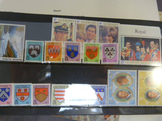 Small collection of stamps - The Royal Wedding stamps 1981 and Jersey Post office Low value - Image 7 of 14