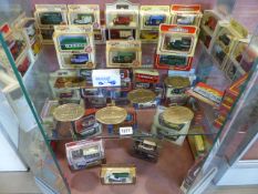 Collection of various toy cars to include Lledo and Cameo Corgi.