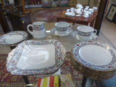 Small collection of part Shelley china service - compromising of Two square sandwich plates, eight