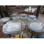 Small collection of part Shelley china service - compromising of Two square sandwich plates, eight