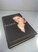 Signed Book by snooker player Ronnie O' Sullivan