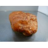 A Large piece of Raw Amber - Total Weight 97.6g approx 8cm x 8cm x 4cm