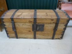 A Pine Seamans chest